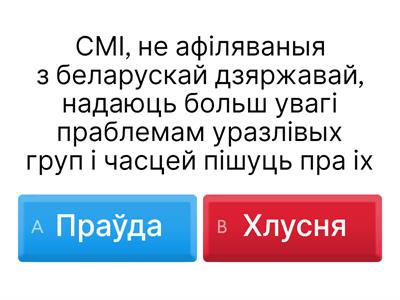 Асвятленне ўразлівых груп у беларускіх СМІ 