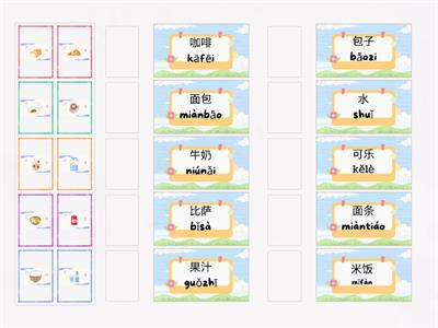 อาหารและเครื่องดื่ม中文