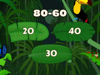 Віднімання і додавання круглих чисел