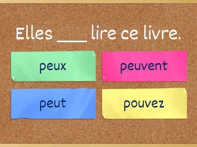 Conjugaison du verbe 'pouvoir' au présent