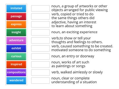 5My View UN1w5 Vocabulary