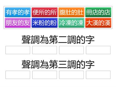 台羅聲調辨別-第二調跟第三調