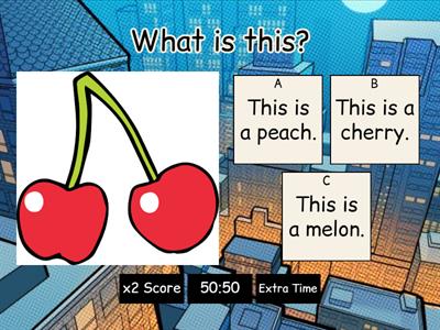 Fruits Quiz (2nd Grade Unit 9)