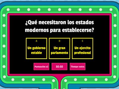 Política y Economía en la E. Moderna. Parte 2