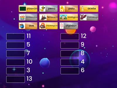 ¿Cuántas letras tienen las palabra?