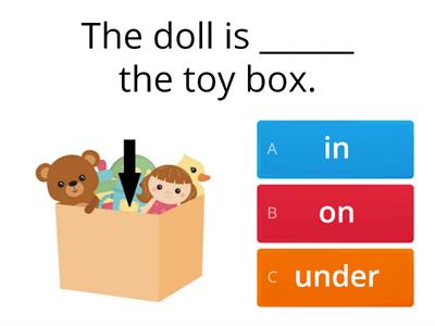 1st grade - Prepositions of Place 01