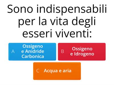 Aria, acqua e stati della materia