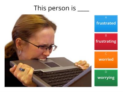  ed and ing adjectives