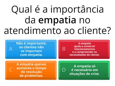 Quiz - Semana do Cliente