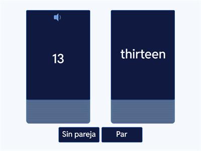 Bingo numbers - Practice! 