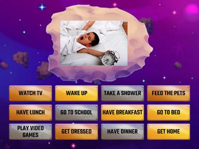 Daily Routine (find the match)