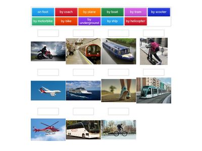 Unit 3(means of transport-match up)