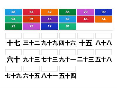 数字 Numbers 11-99