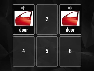 P2 Spelling 10 Land Transport (2) (3 Matching Pairs)