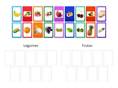 Categorias Legumes/Frutas