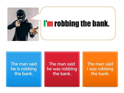 Reported speech(statements)