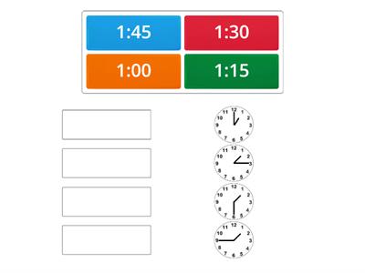 Che ore sono? Associa l'orologio al suo orario 9