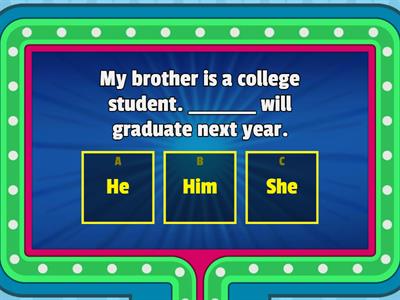 Subject and Object Pronouns