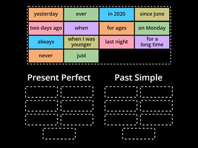 Present Perfect vs Past Simple ( markers)