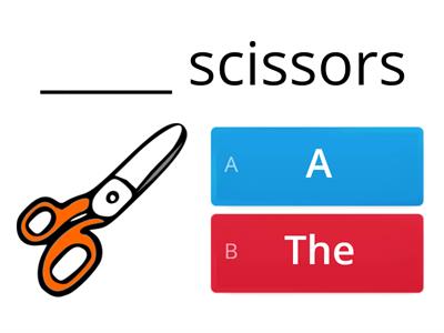 Definite and indefinite articles (The - A/An) - Quiz