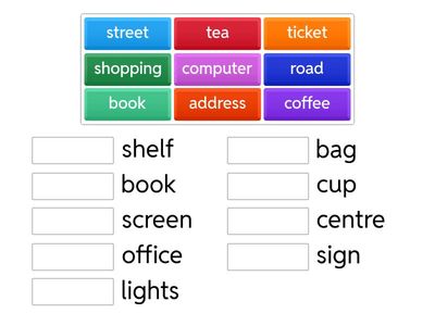GW B1 Compound nouns