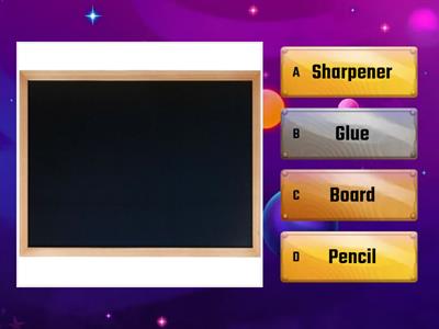 Quiz Oggetti scolastici in inglese