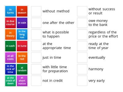 Some Idioms