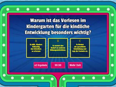 Leseförderung im Kindergarten