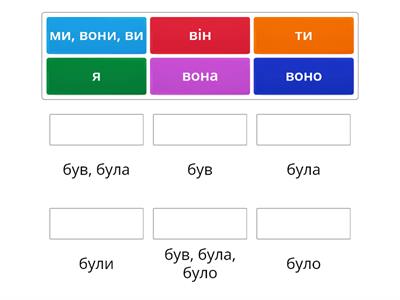 Бути у минулому часі