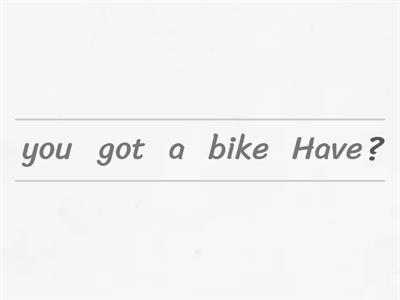 Have/Has got questions