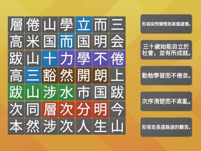 南一國中國文2下自學一成語大搜查