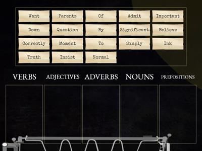 Word Categories - FCE level