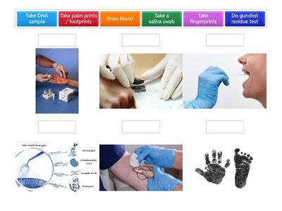 Evidence Collection from a Person
