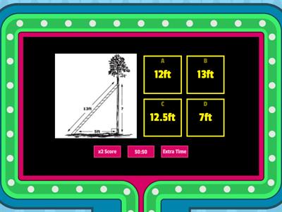 Pythagorean Theorem (Unit 6) Review