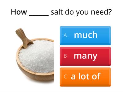 much, many , a lot of 