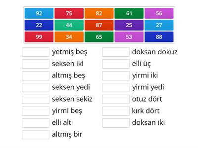 İki Basamaklı Sayıların Okunuşu