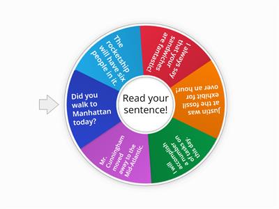 Wheel of Sentences 3.4