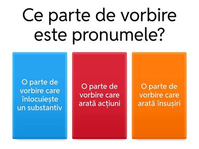 PRONUMELE- CLASA A III- A