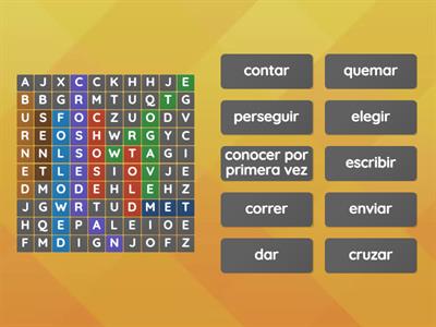 Wordtap 12-13 past verbs wordsearch