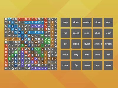 regular and irregular verb