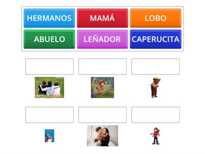 VOCABULARIO CUENTO CAPERUCITA