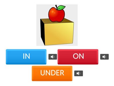  in, on, under & behind.