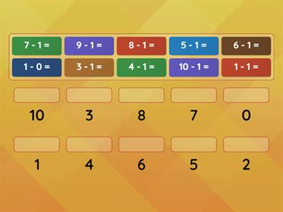 Operasi Matematik Tolak  Prasekolah