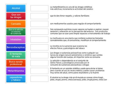 No alas drogas 