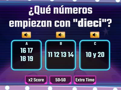Number sense 0-20