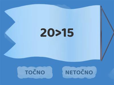 USPOREĐIVANJE BROJEVA DO 20