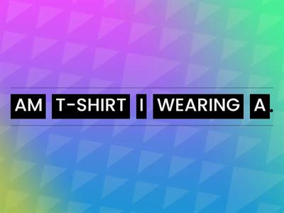 Describing clothes