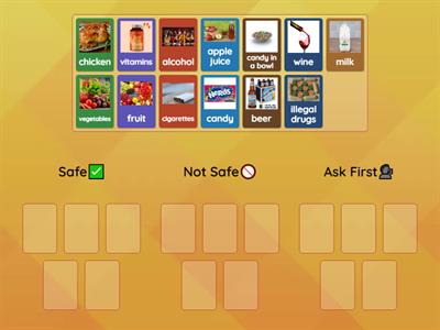 Health Unit 7 Safe/Not Safe