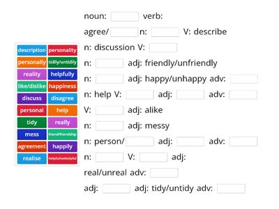 огэ макмиллан u3 word formation