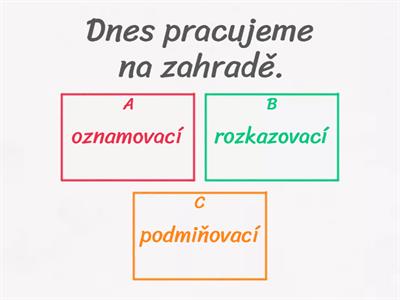 Slovesa - způsob